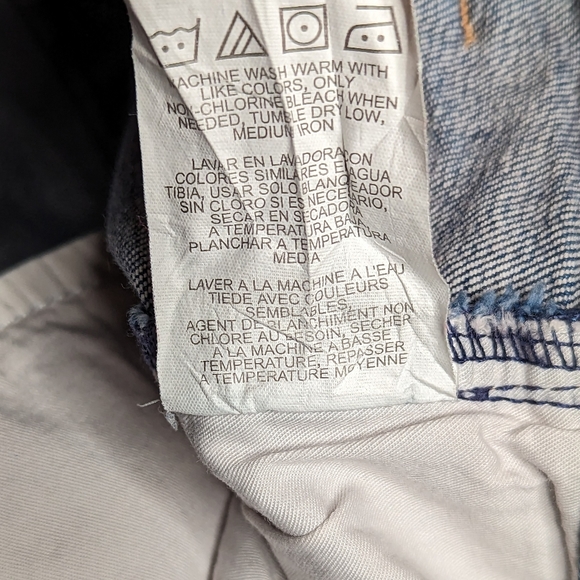 Aura Jeans By Women of Wrangler Women's Sz 10P Blue Zip Fly Short Rise Pants - Picture 10 of 16